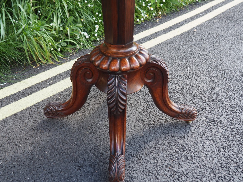 Victorian Rosewood card table View II