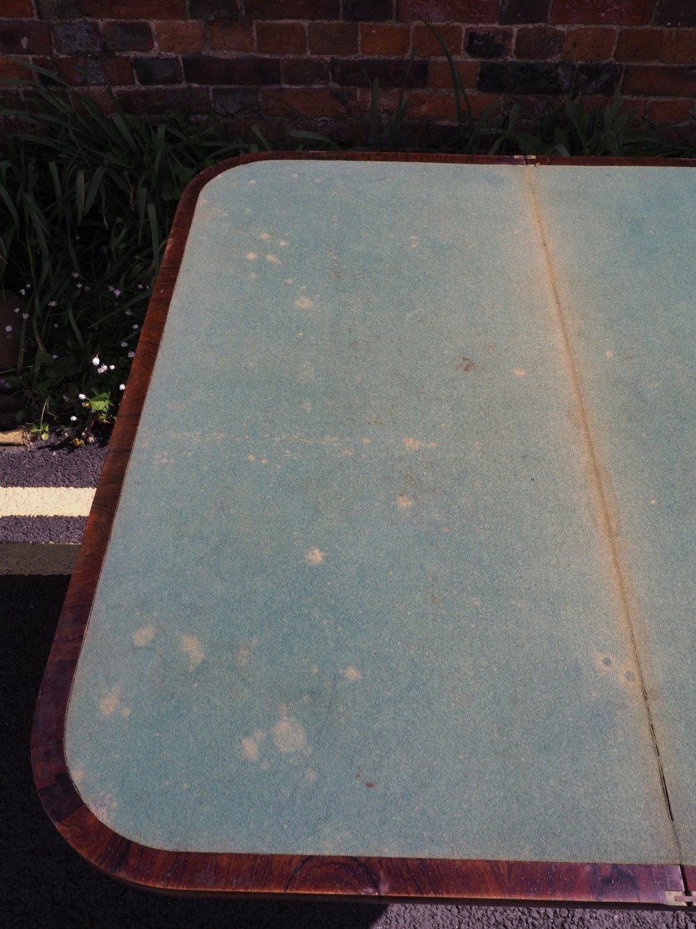 Victorian Rosewood card table View VIII