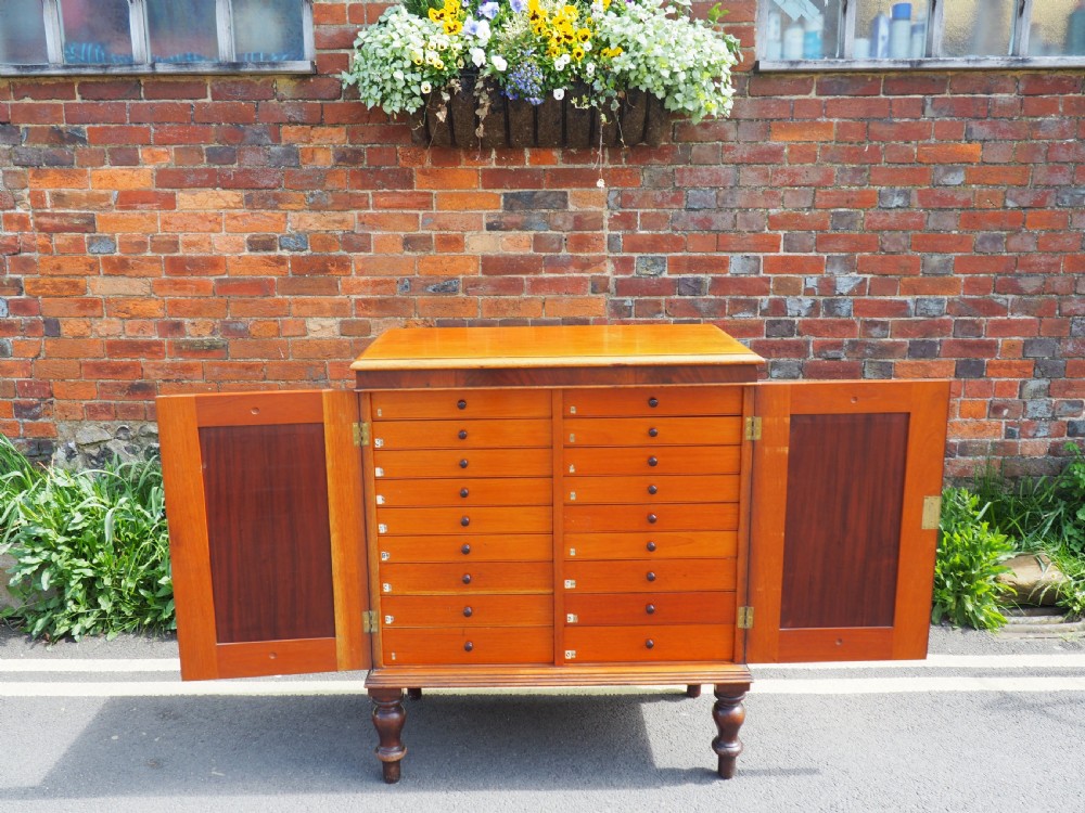 Victorian Mahogany collectors cabinet