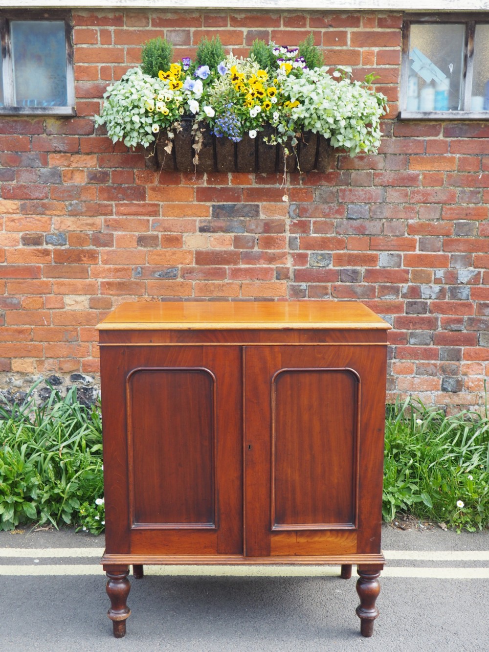 Victorian Mahogany collectors cabinet View II