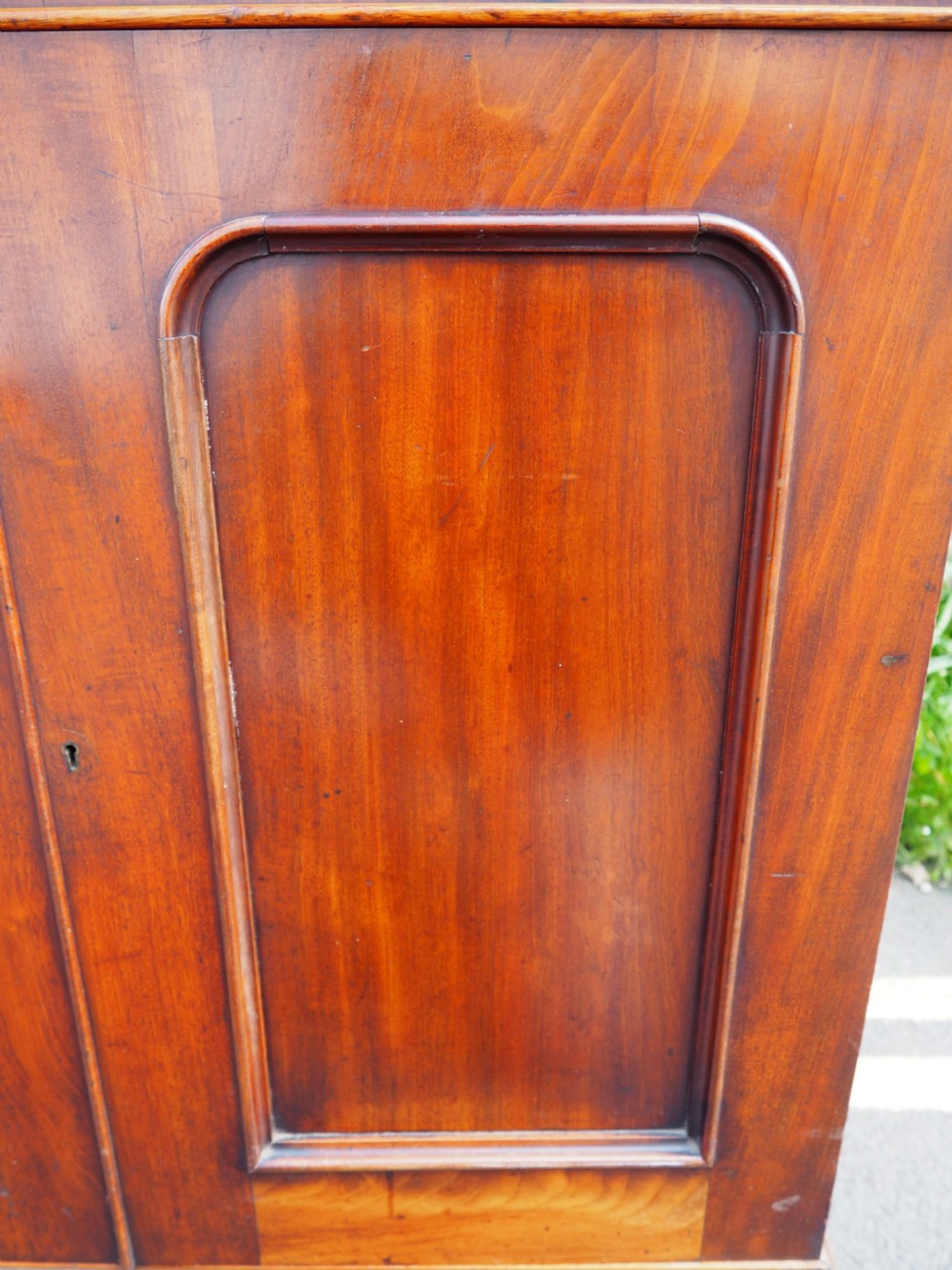 Victorian Mahogany collectors cabinet View V