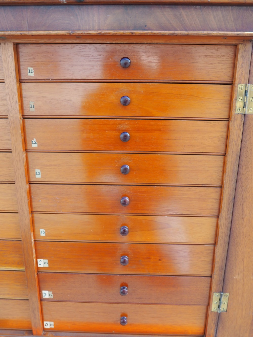 Victorian Mahogany collectors cabinet View VI