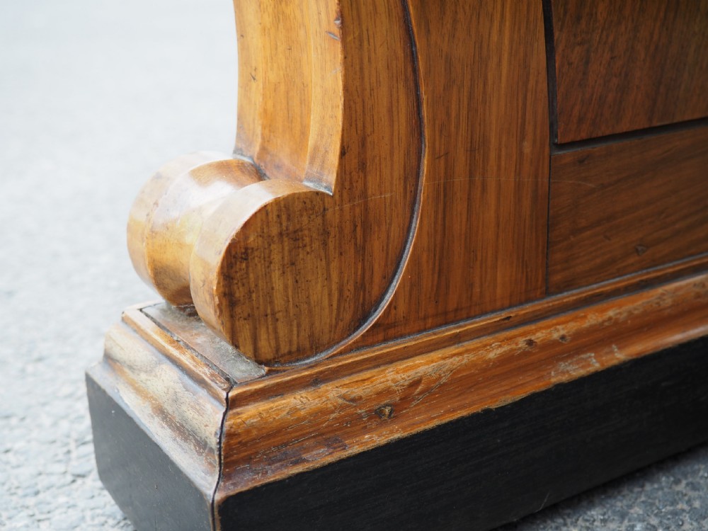 Large walnut bench View IX
