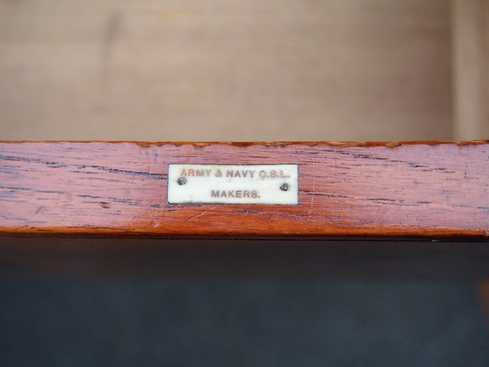Teak military chest with cases View IV