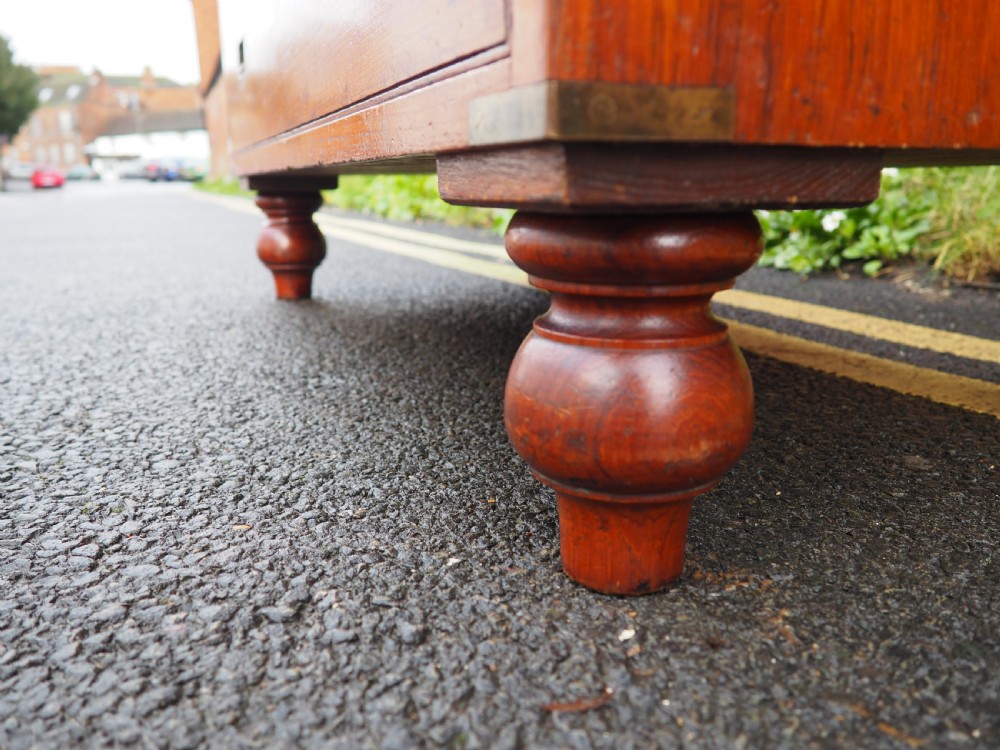 Teak military chest with cases View XVII