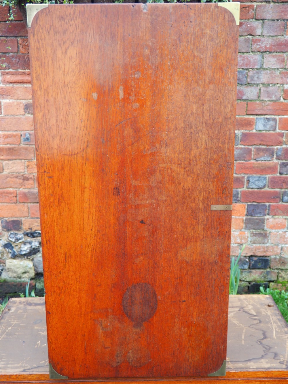 Teak military chest with cases View XXI