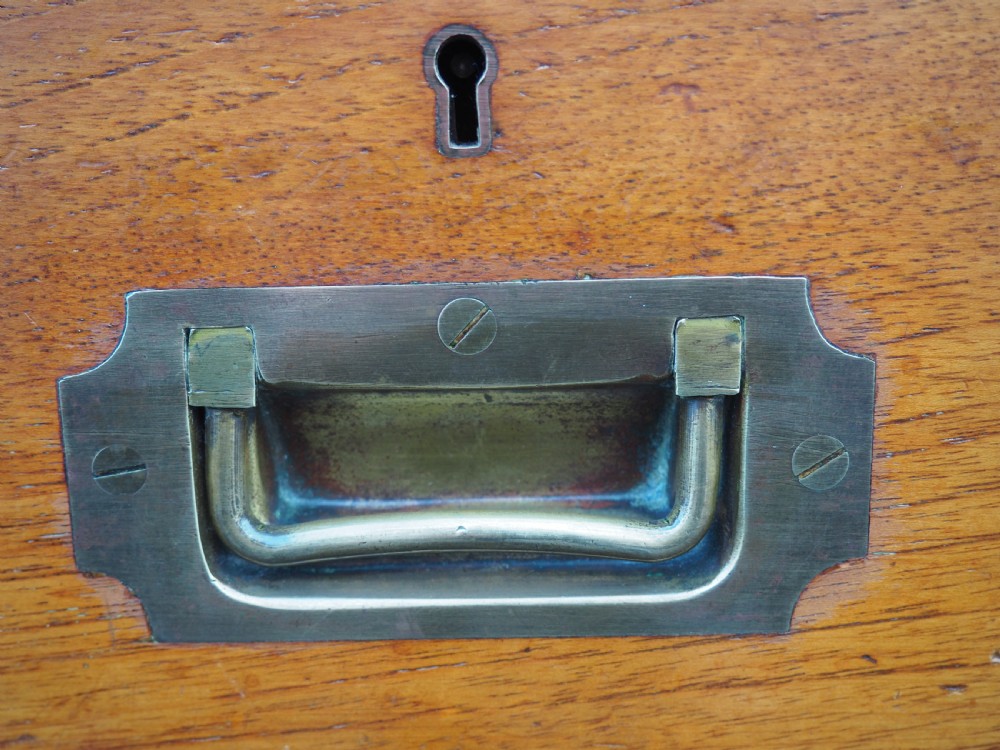 Teak military chest with cases View XXV