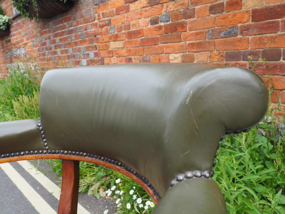 Victorian mahogany desk chair View IV