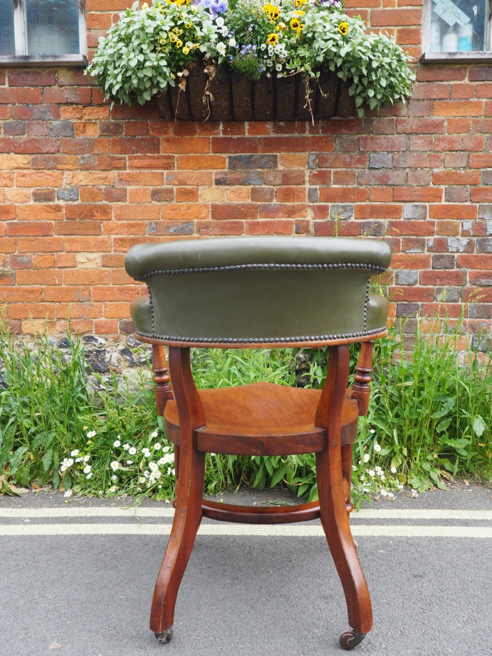 Victorian mahogany desk chair View VI