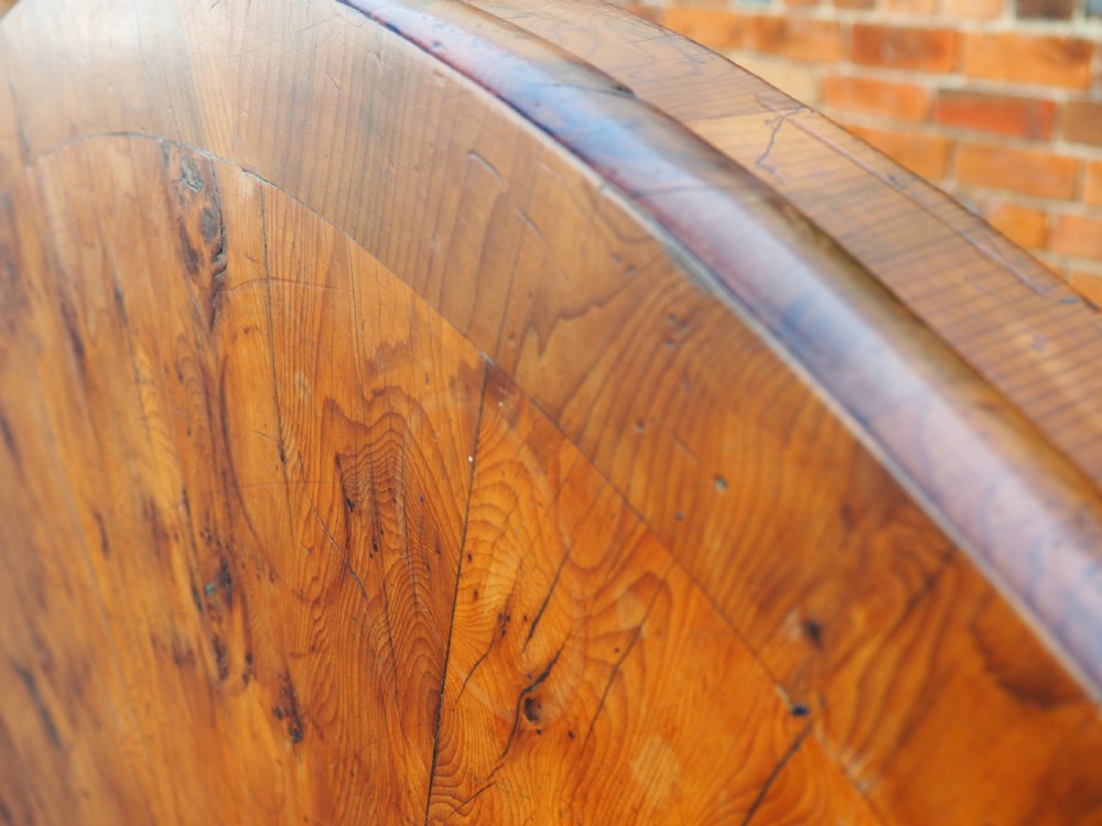 Nineteenth century Yew pedestal table View II