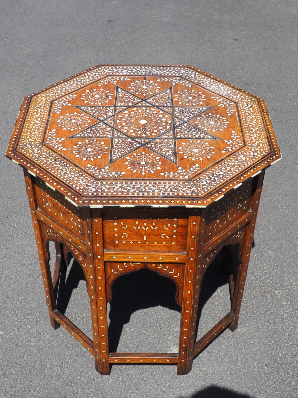 North Indian inlaid table