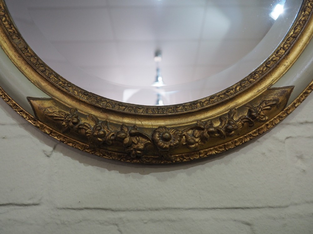 Pair of painted and gilt mirrors View III