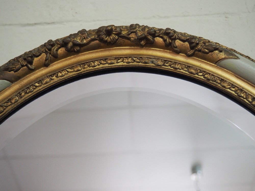 Pair of painted and gilt mirrors View V
