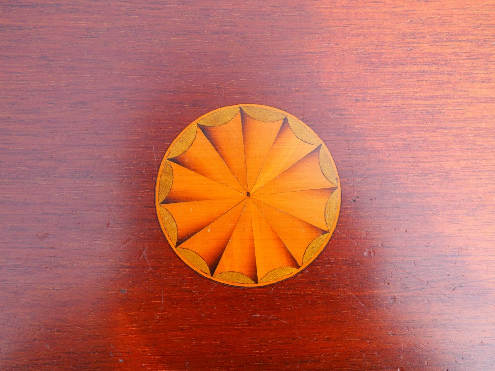 Edwardian inlaid mahogany table View III