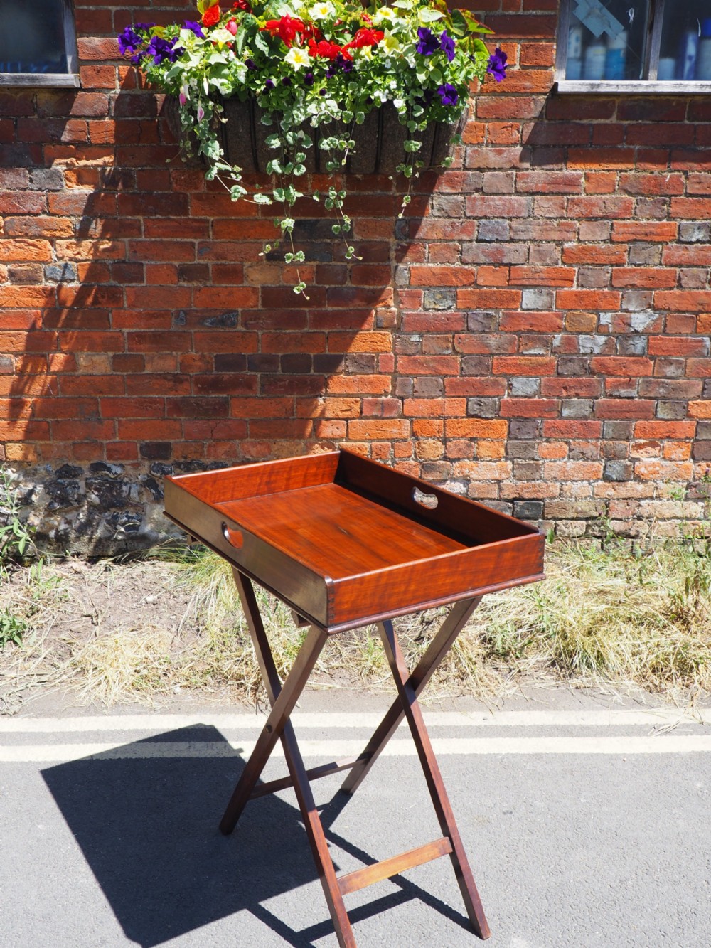 Mahogany butlers tray View III