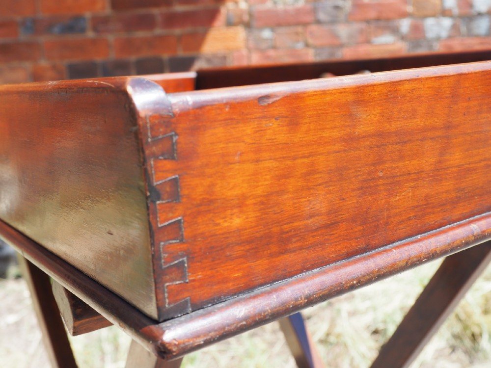 Mahogany butlers tray View IV