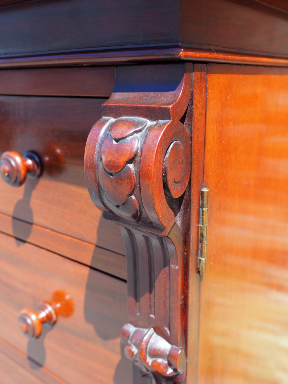 Victorian Mahogany Wellington chest View III