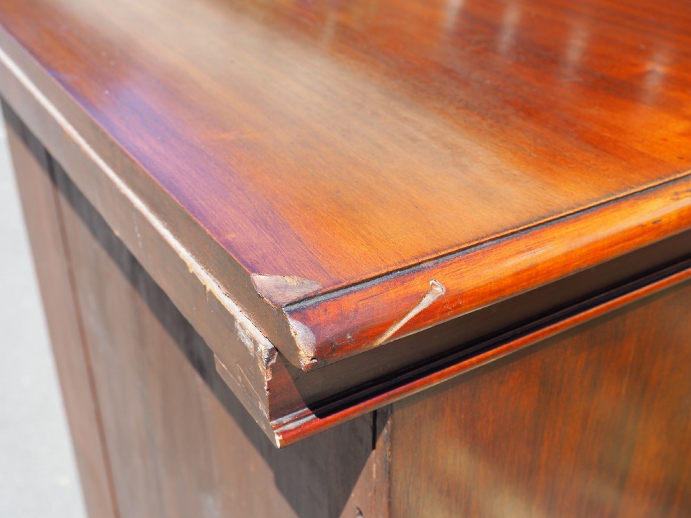 Victorian Mahogany Wellington chest View XI