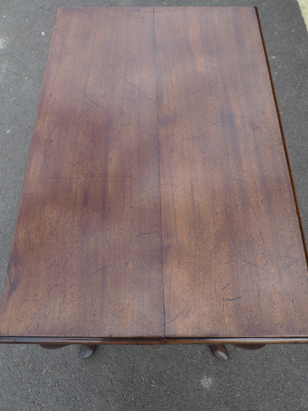 Georgian Mahogany lowboy View IX