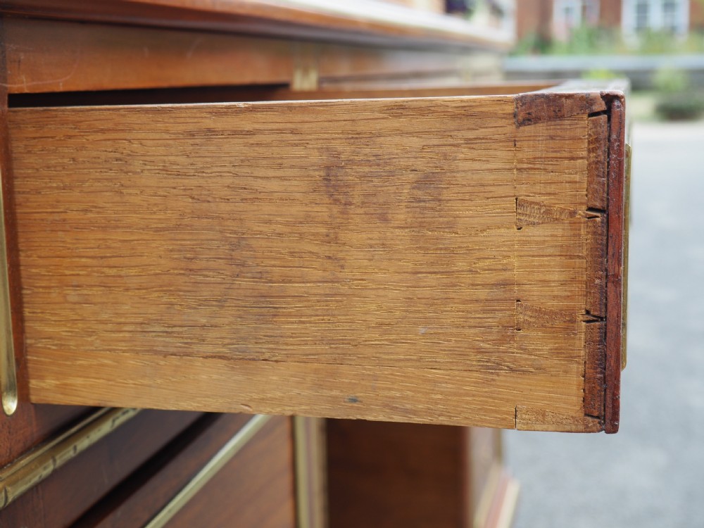 Continental Mahogany pedestal desk View V