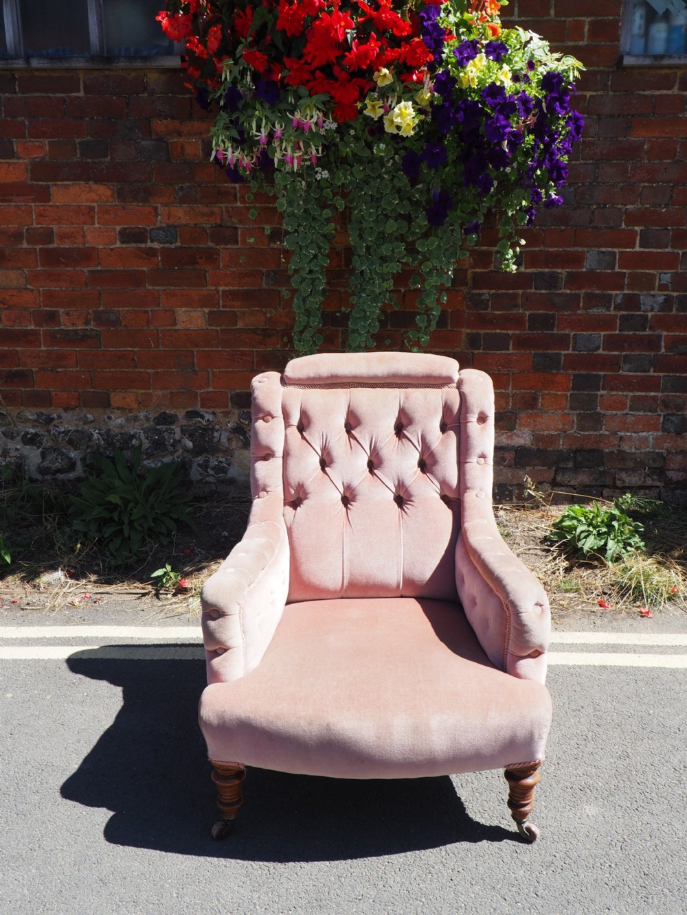 Late Victorian armchair View III