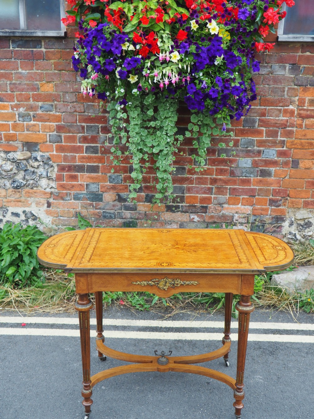 French inlaid table
