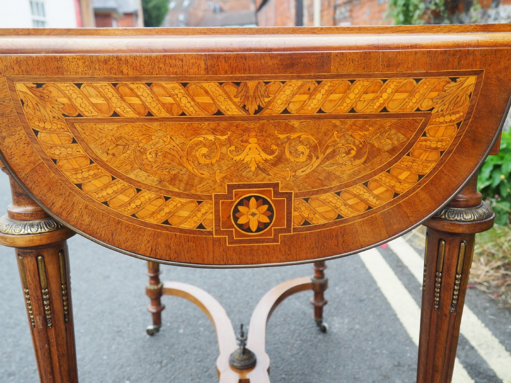 French inlaid table View VI
