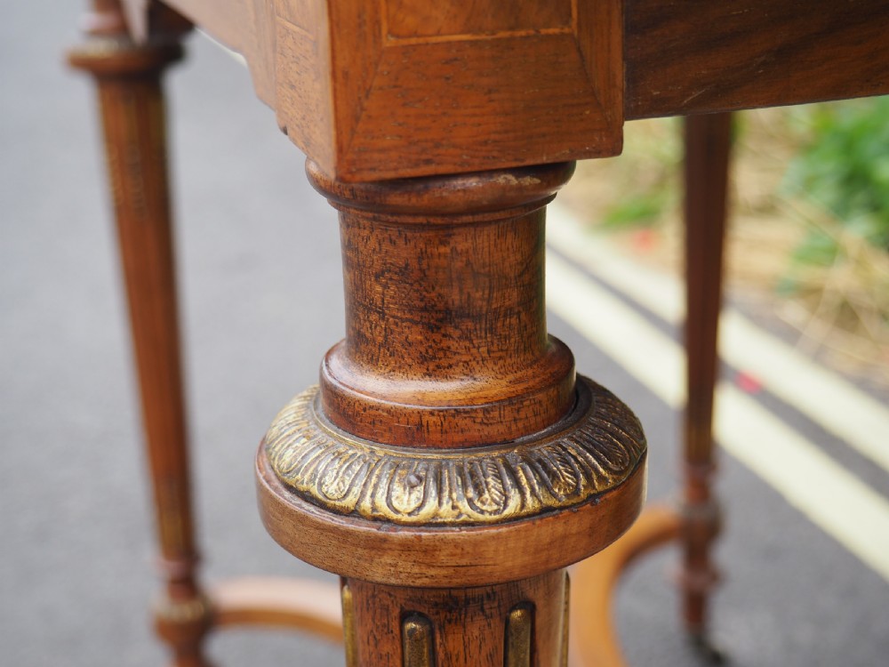 French inlaid table View IX