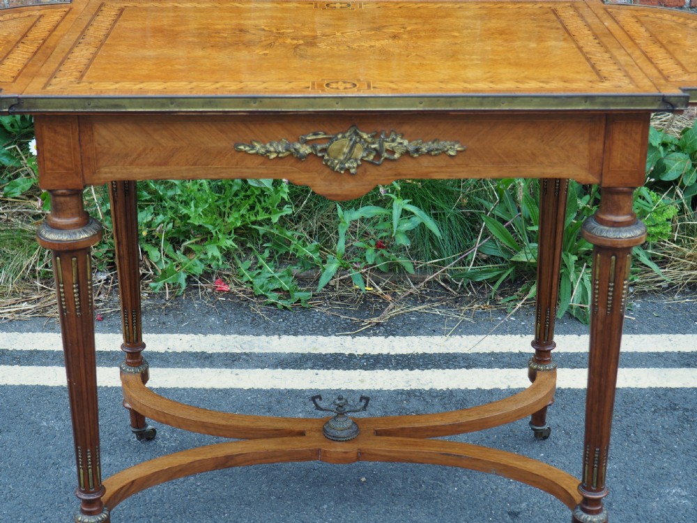 French inlaid table View XI