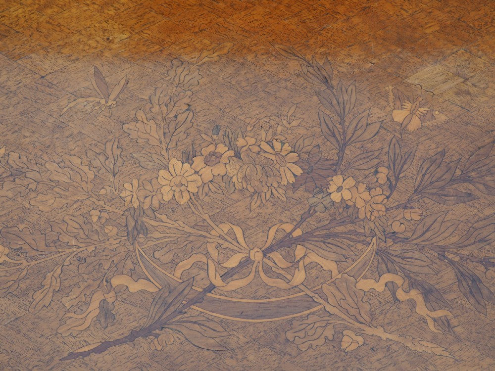 French inlaid table View XIV
