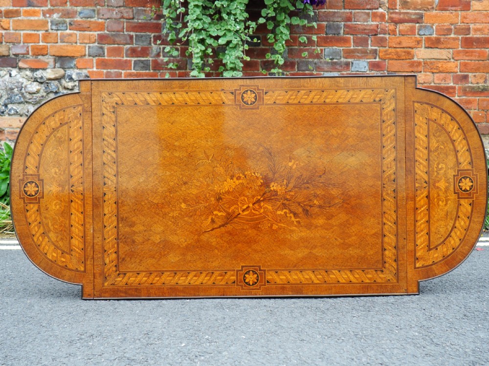 French inlaid table View XVII
