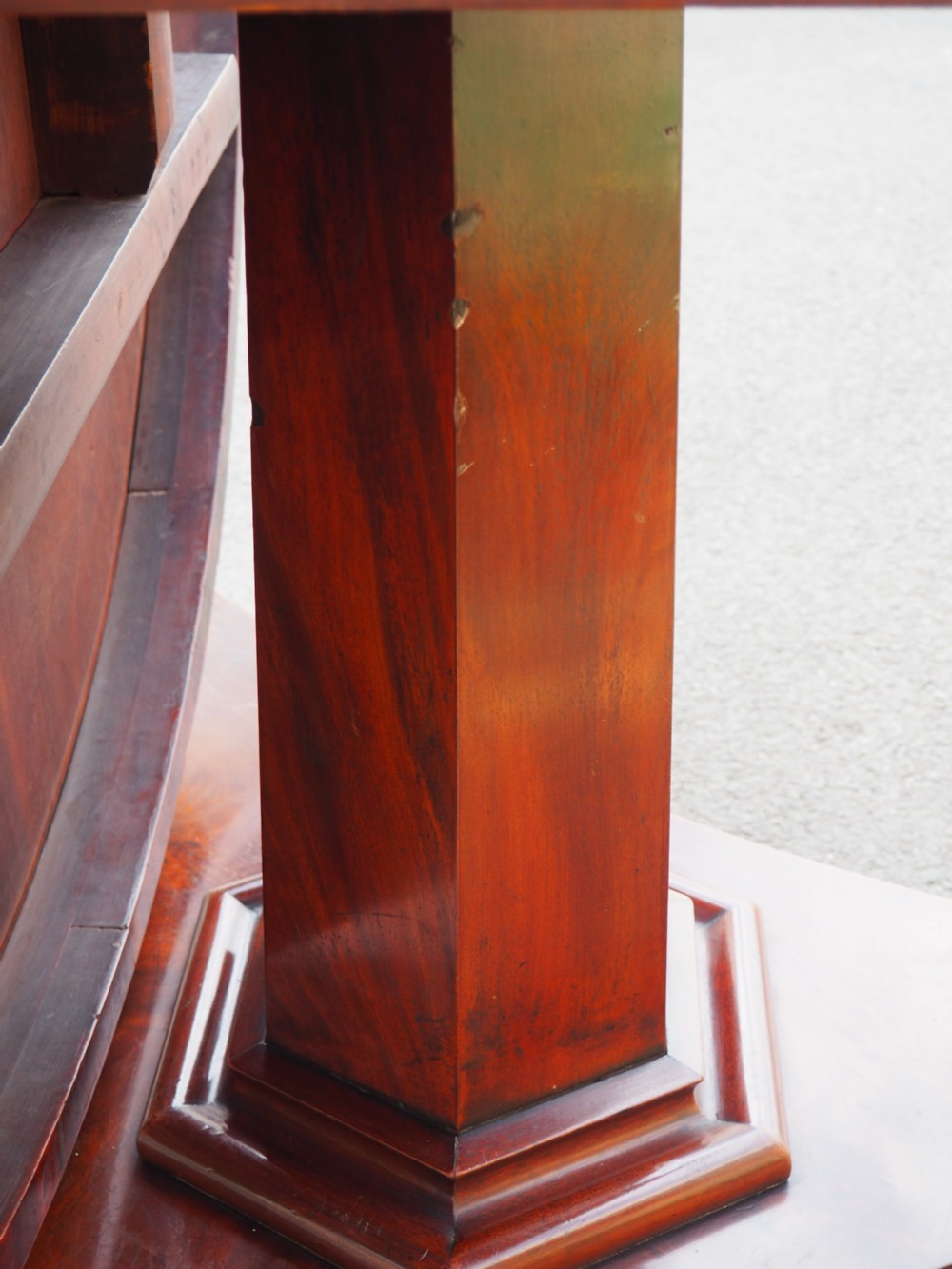 Victorian Mahogany Pedestal Table View X