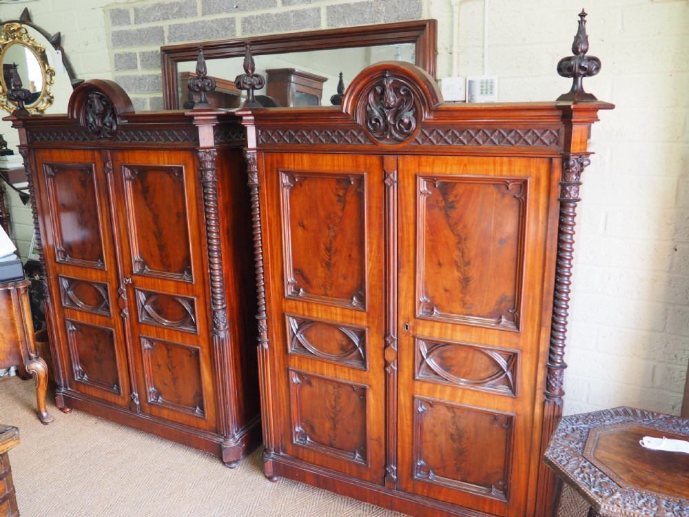 Pair of Nineteenth century cupboards
