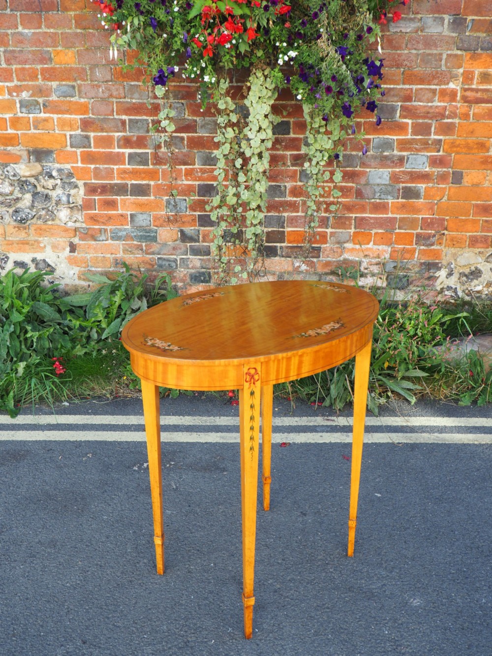 Painted Satinwood table