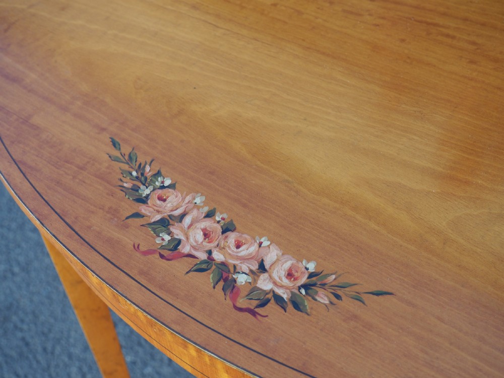 Painted Satinwood table View III