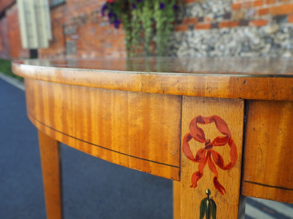 Painted Satinwood table View V