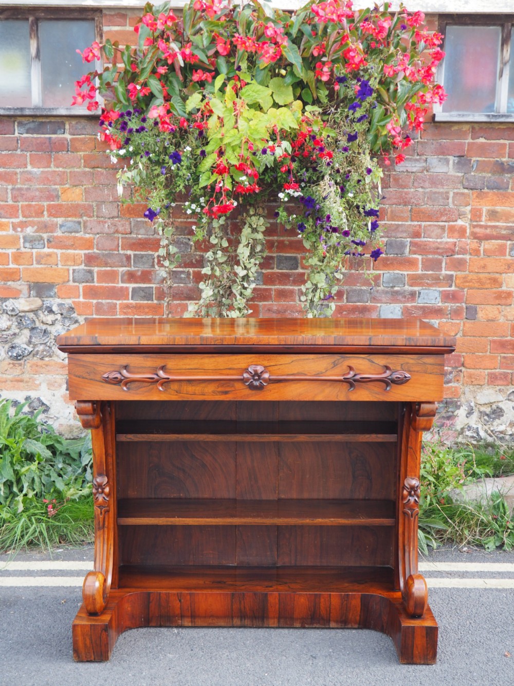 Victorian Rosewood Console Table