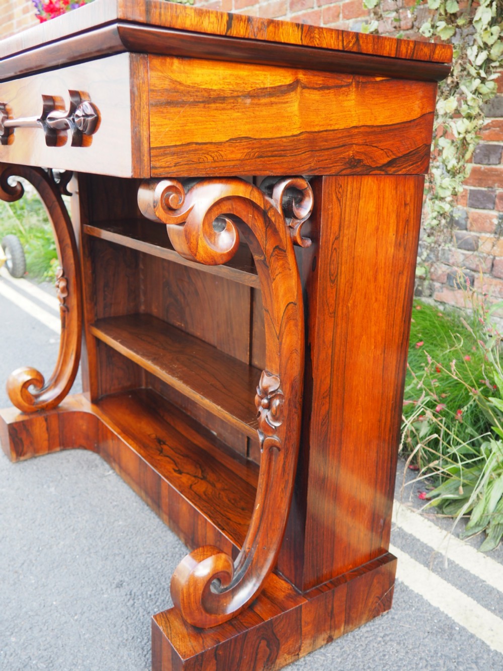 Victorian Rosewood Console Table View III