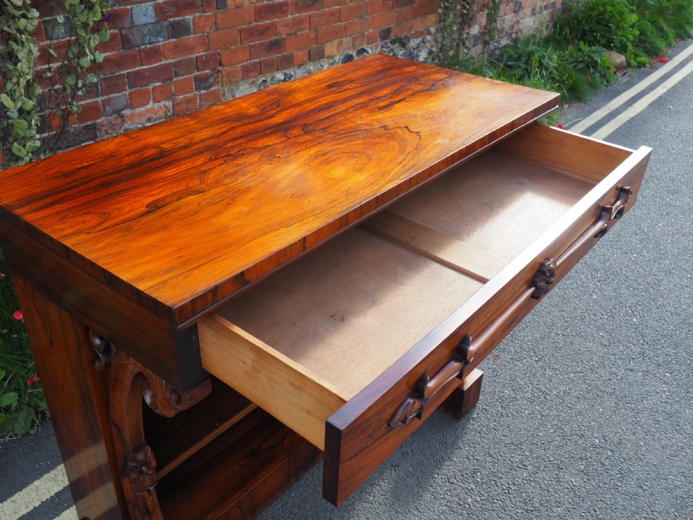 Victorian Rosewood Console Table View V