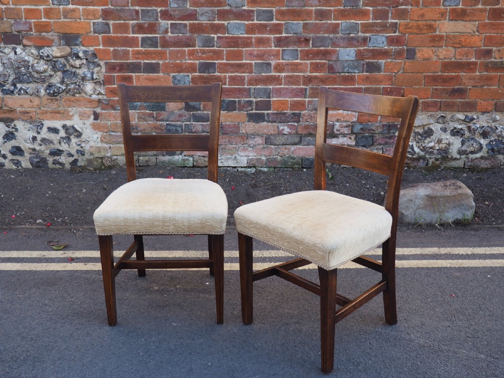 Pair of Georgian chairs