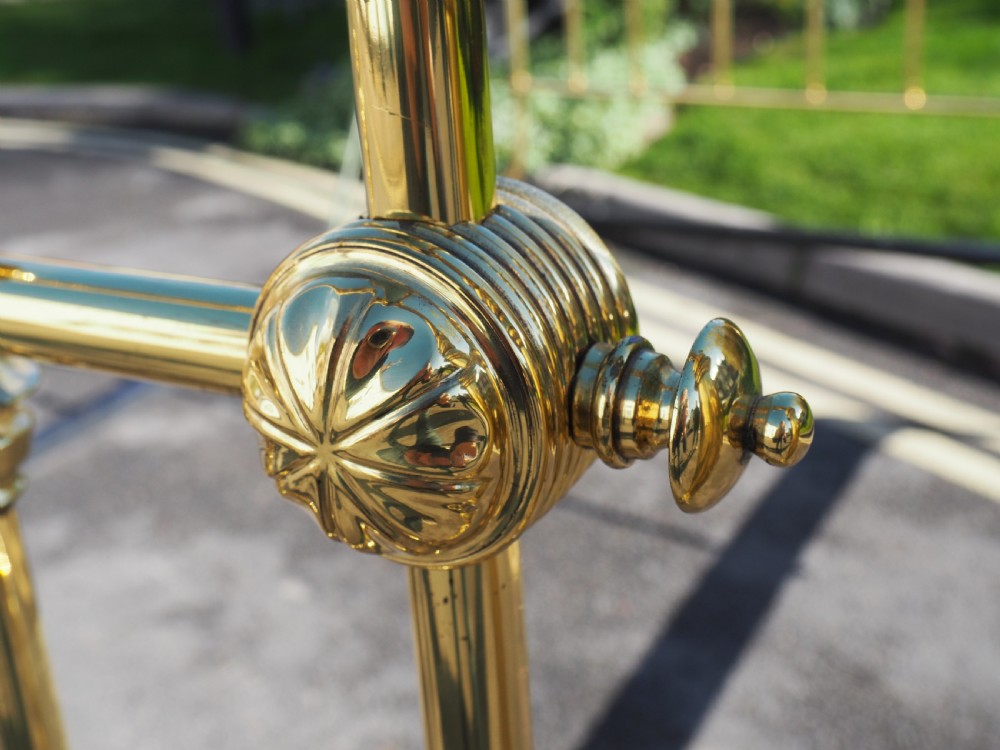 Maple and Co Brass double bed View II