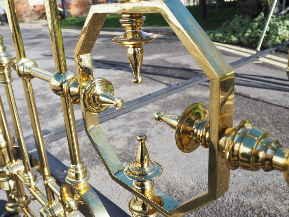 Maple and Co Brass double bed View III