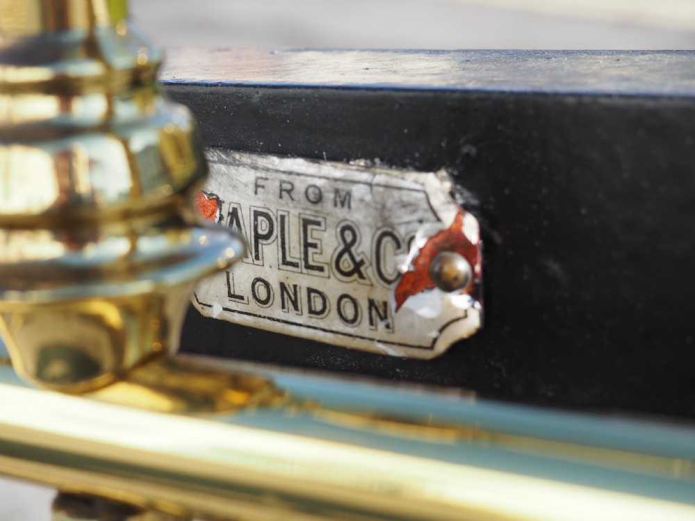 Maple and Co Brass double bed View IV