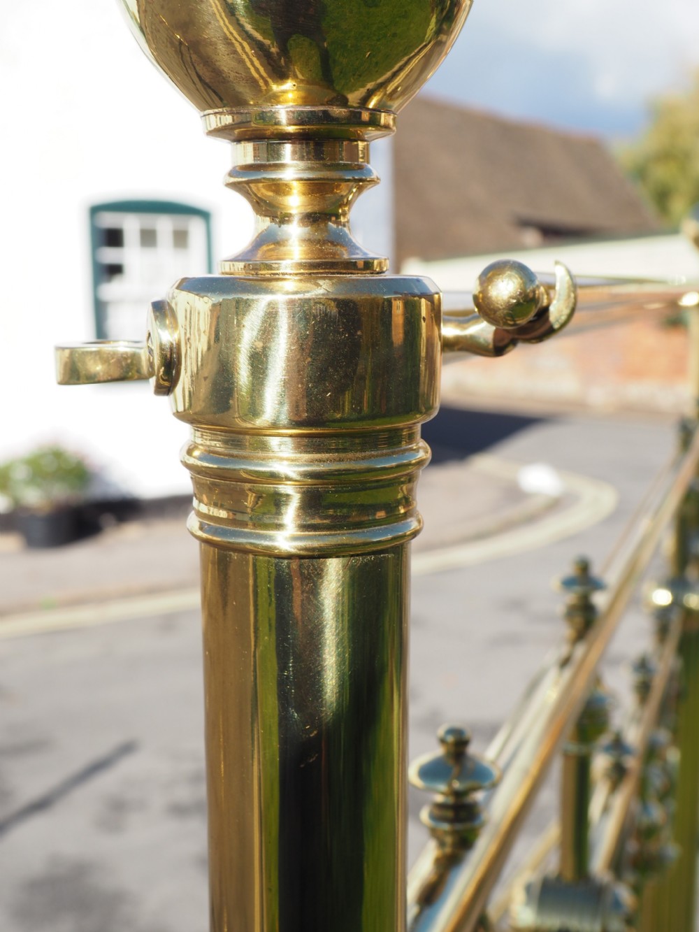 Maple and Co Brass double bed View VI