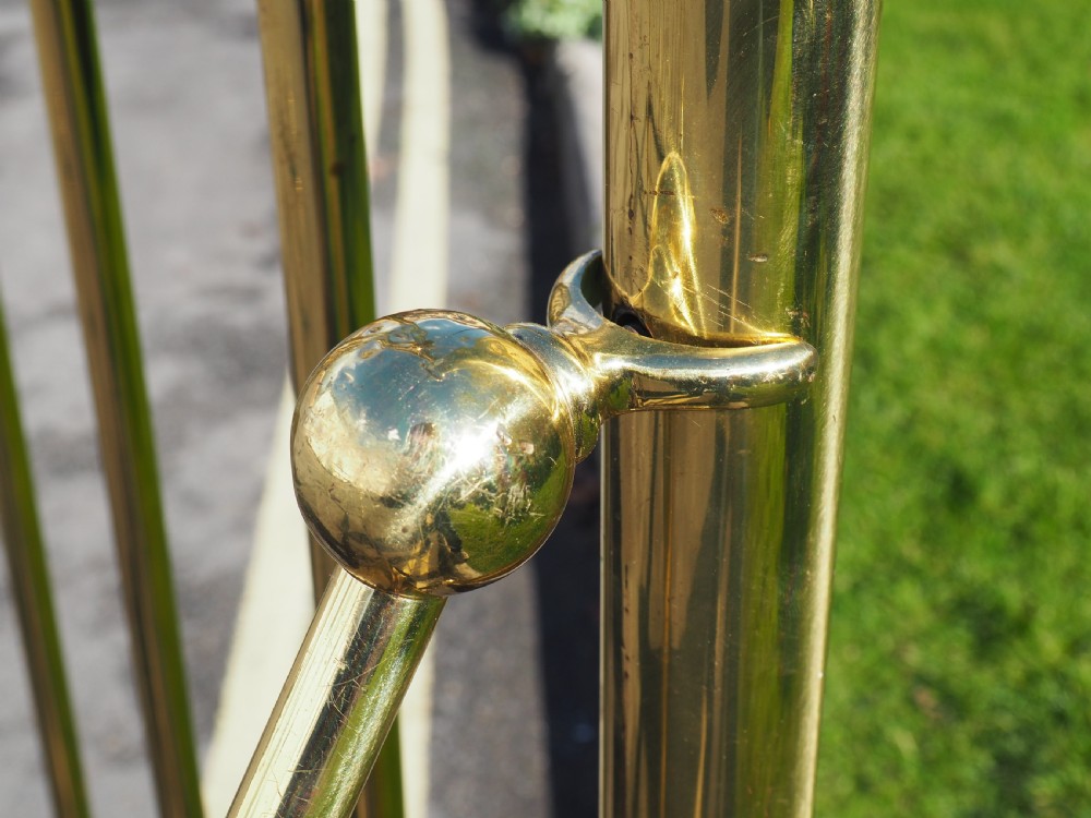 Maple and Co Brass double bed View VIII