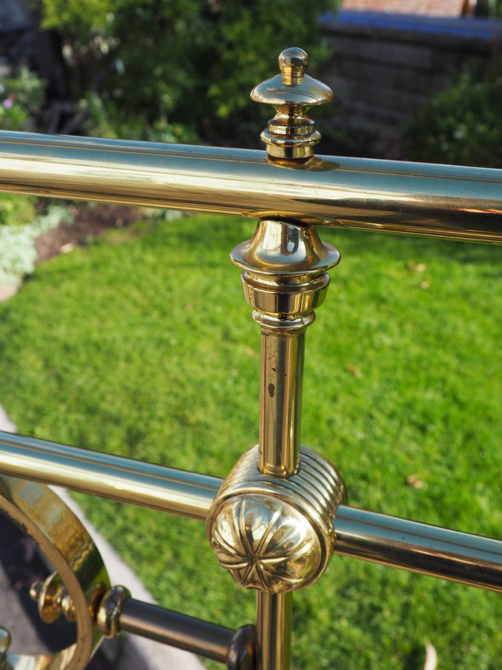 Maple and Co Brass double bed View IX