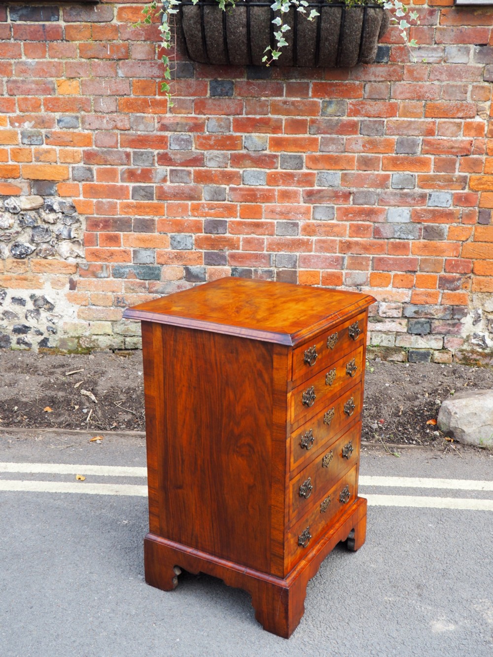 Small figured Walnut chest
