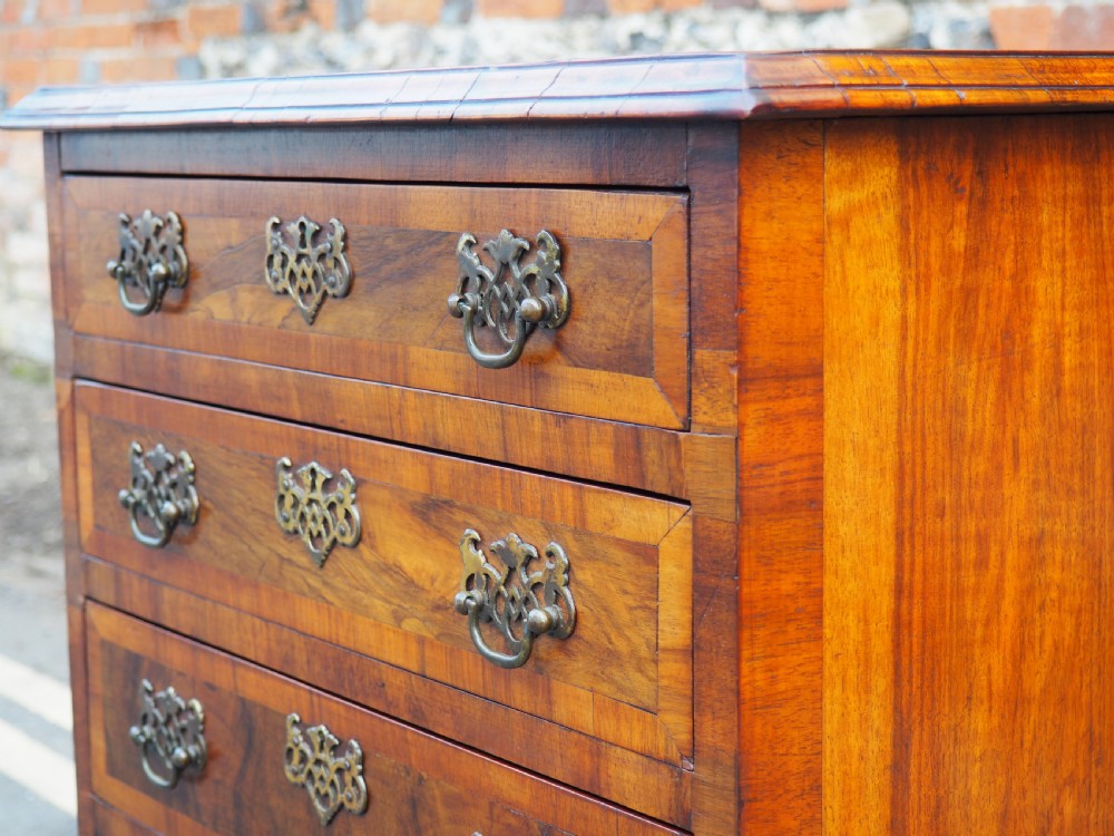 Small figured Walnut chest View II