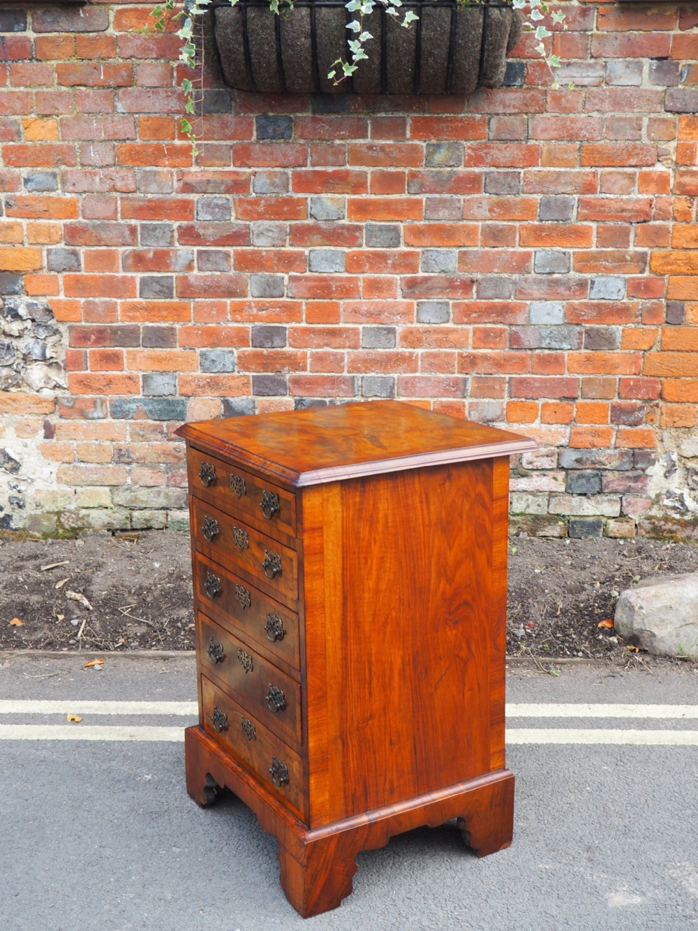 Small figured Walnut chest View III