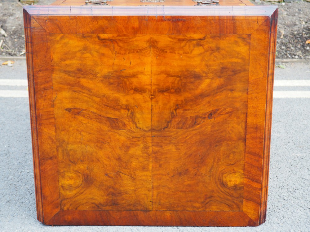 Small figured Walnut chest View V